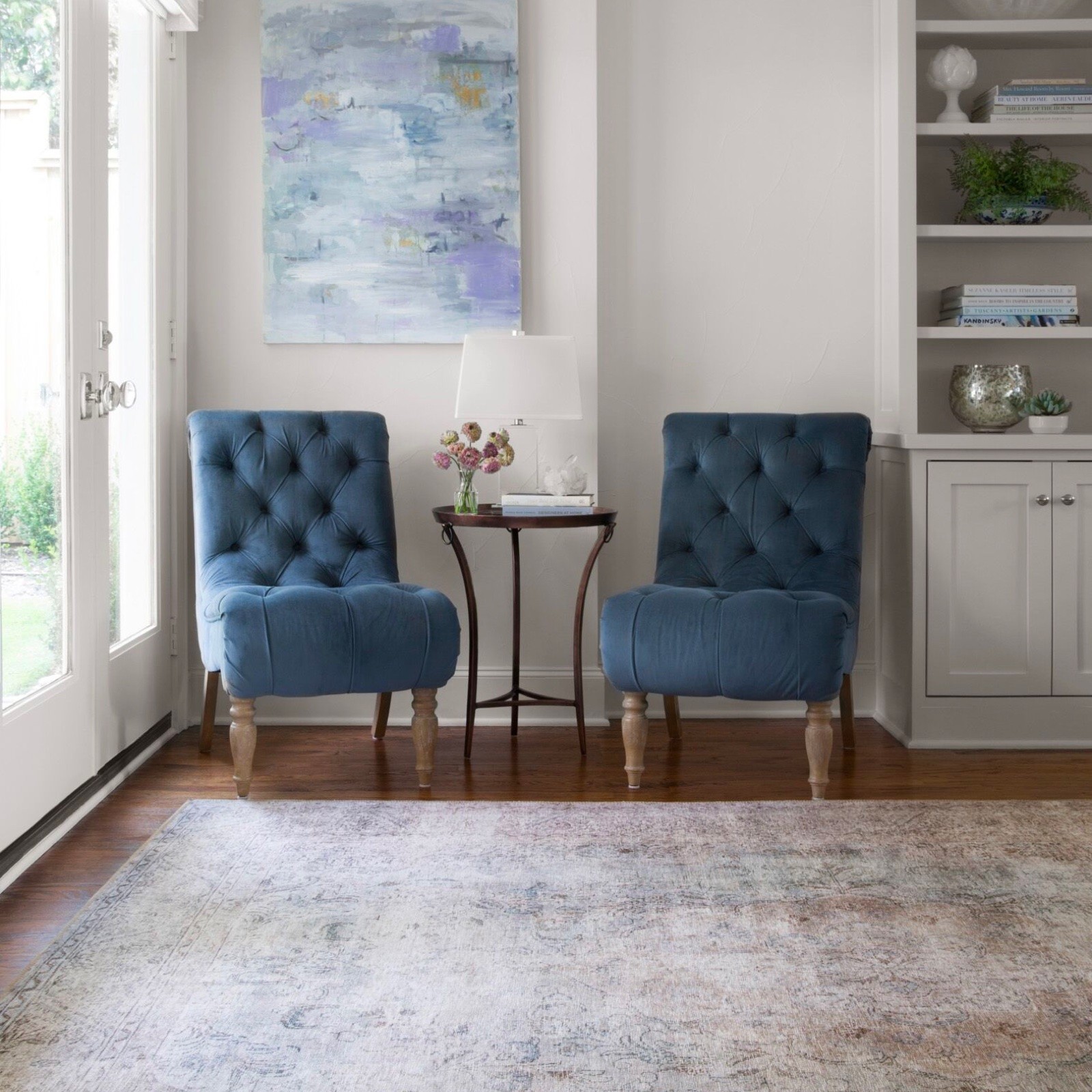 Blue Chairs on Rug | The Floor Store VA