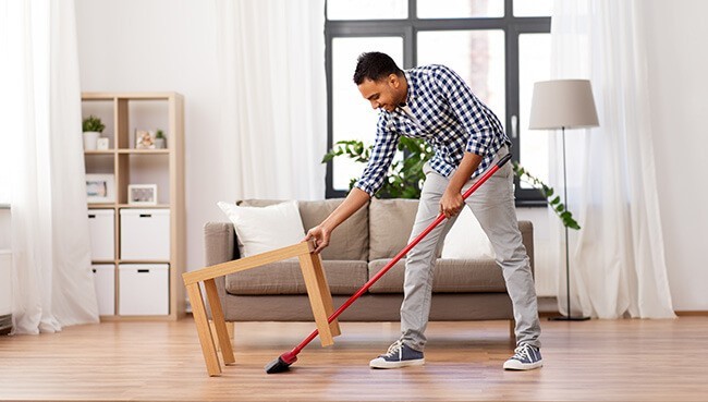 Sweeping Vinyl Floors | The Floor Store VA