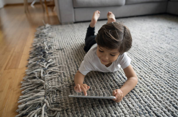 Girl lying on rug | The Floor Store VA